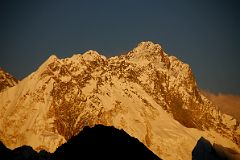 Gokyo Ri 06-1 Nuptse and Lhotse Close Up From Gokyo Ri Just Before Sunset